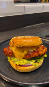 bbq chicken burgers1