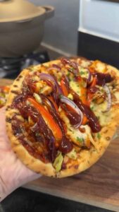 bbq chicken flatbreads1