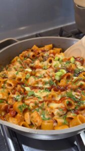 bbq chicken pasta1