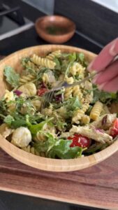 Pesto Chicken Pasta Salad1