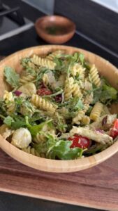 chicken pesto pasta salad4