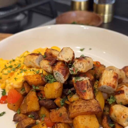 chicken sausage hash1