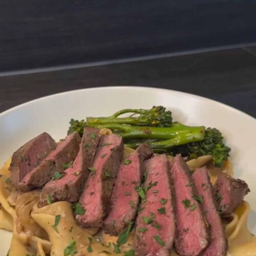 creamy steak pasta1
