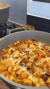 loaded chicken and potato casserole (3