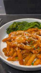 spicy sausage pasta